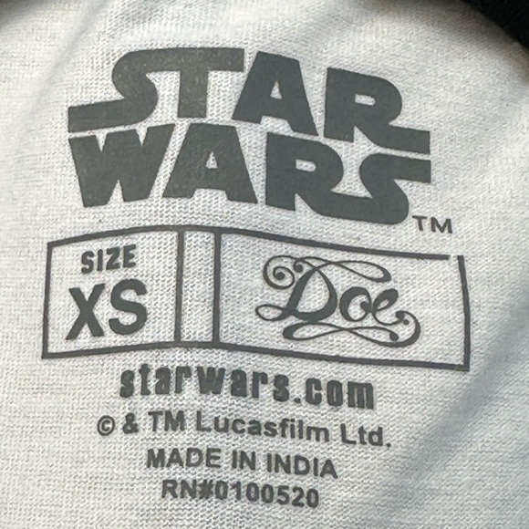 Star Wars Long Sleeve Leia A Force To Be Reckoned With Baseball Style T-Shirt - Picture 6 of 9